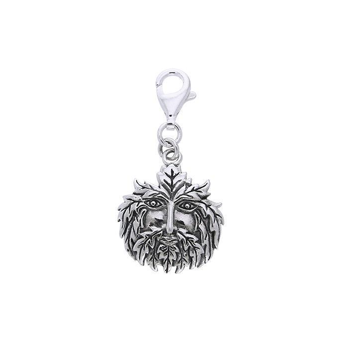 Nature’s dwelling icon ~ Sterling Silver Green Man Charm TWC021