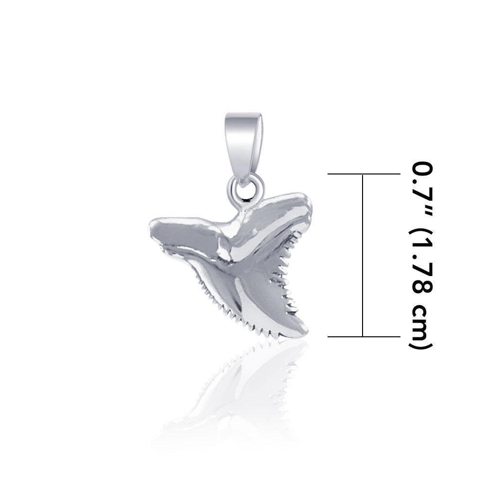 Shark Tooth Silver Pendant JP031
