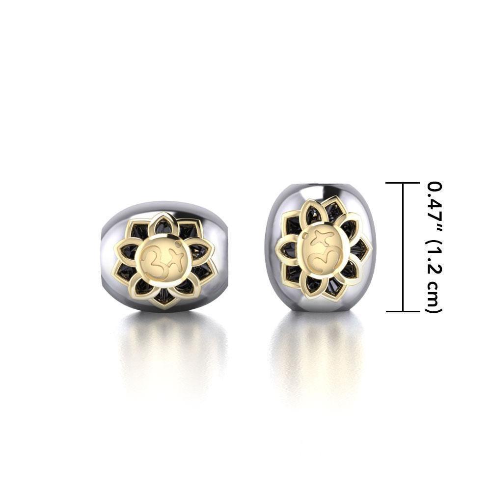 Sahasrara Crown Silver and Gold Chakra Bead MBD086