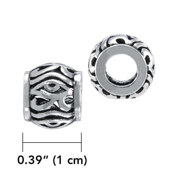 Egyptian Eye of Horus Sterling Silver Bead TBD203