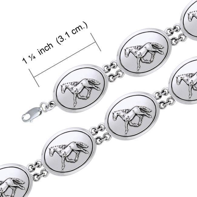 Palouse Horse Silver Bracelet TBL133