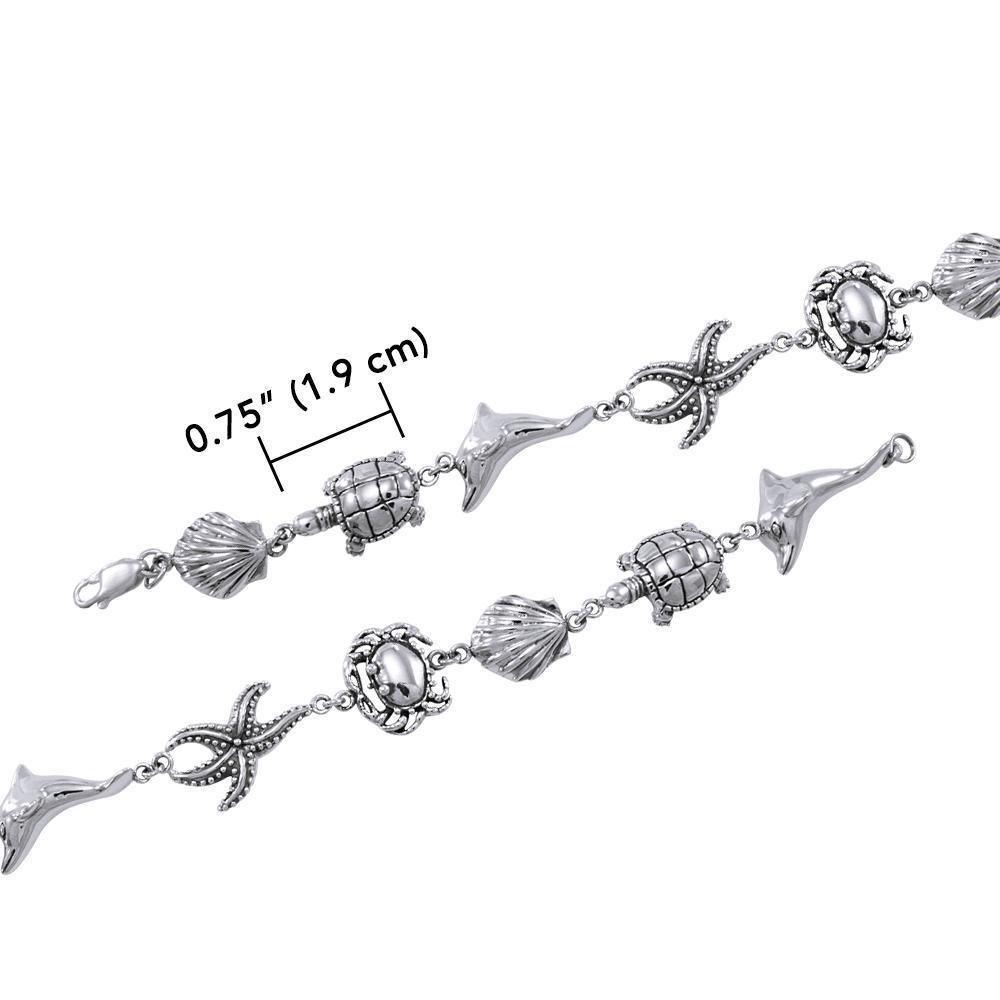 Sealife Sterling Silver Bracelet TBL364