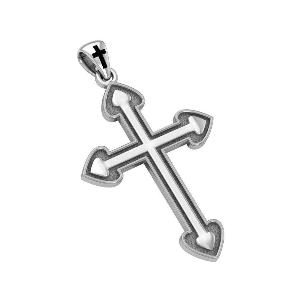 Medieval Cross Sterling Silver Pendant TP2980