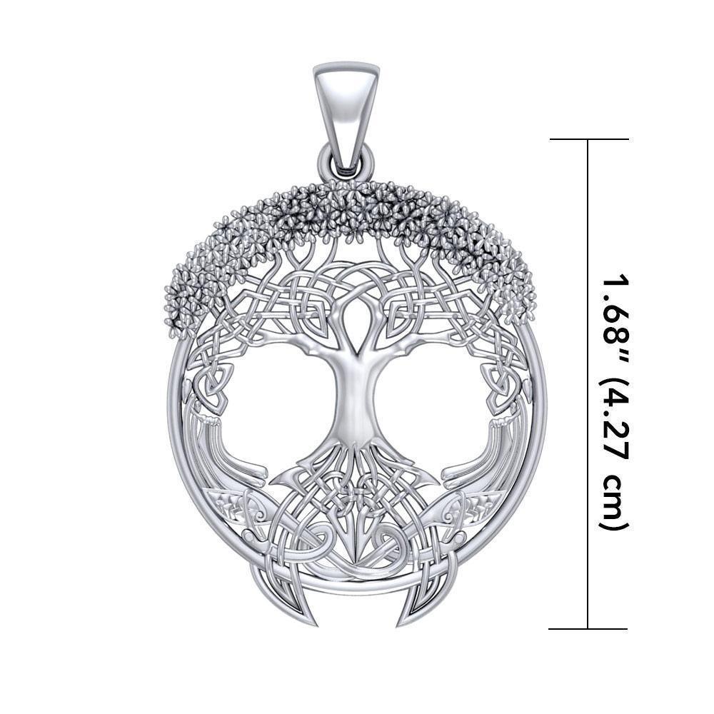I am in awe of the Tree of Life ~ Sterling Silver Jewelry Pendant TP3472