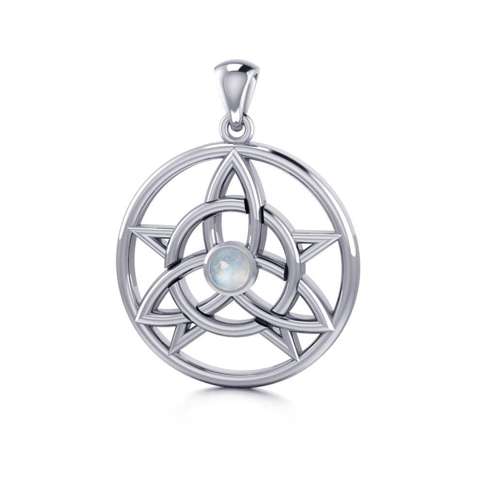 Celtic Trinity The Star Sterling Silver Pendant TPD134
