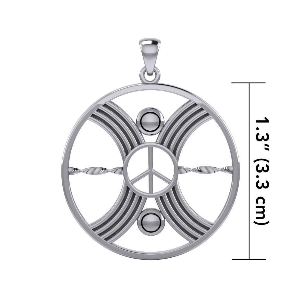 The Balance Unity of Peace Silver Pendant TPD5134