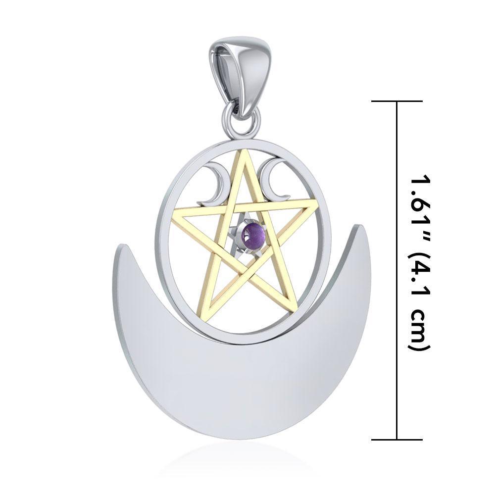 Wiccan Moon The Star Pendant TPV3235