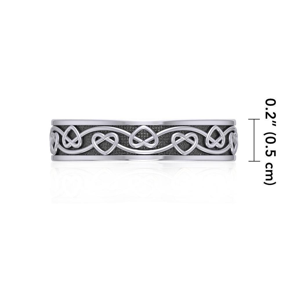 A Celtic art for the millennia ~ Sterling Silver Celtic Knotwork Ring TRI1345