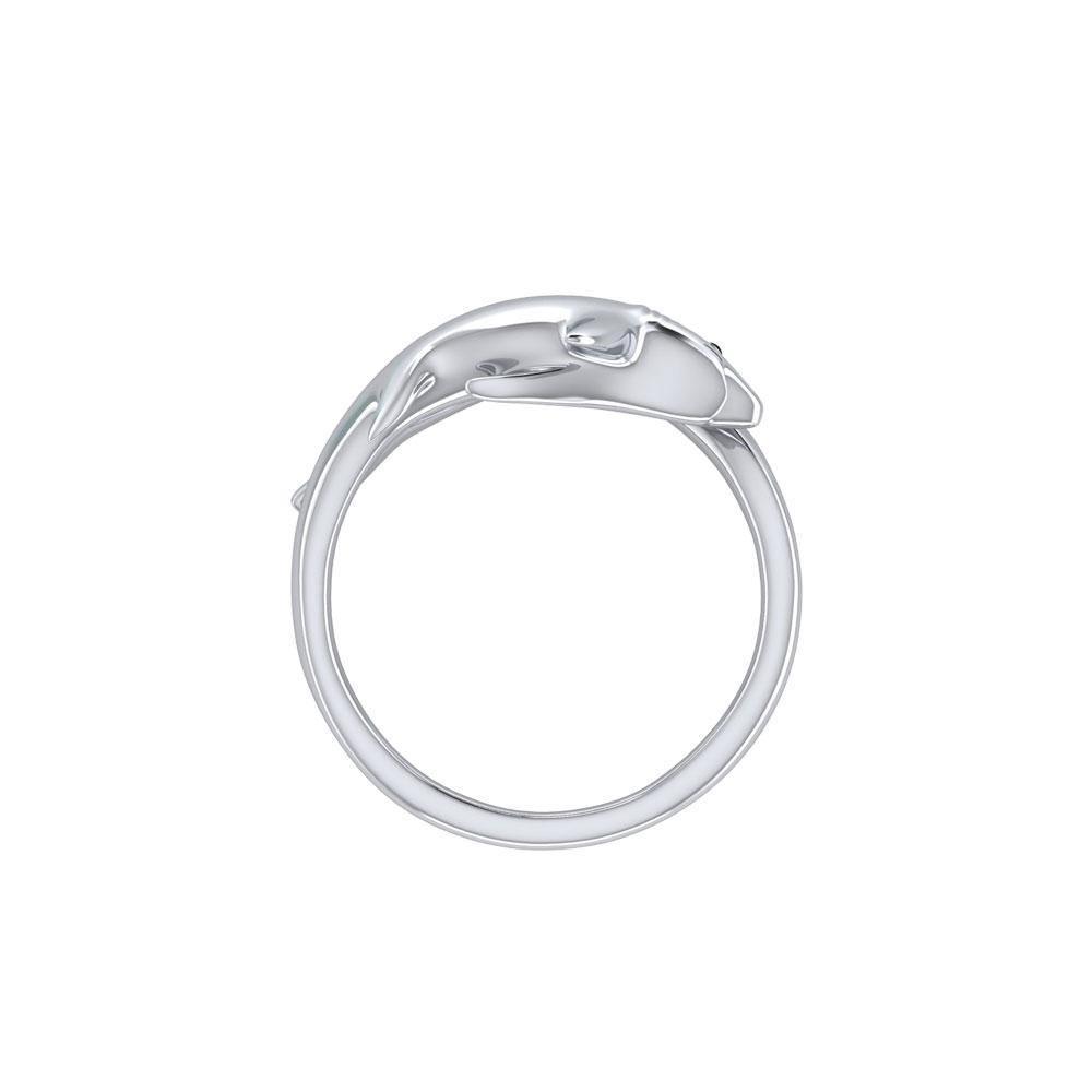 Big Eye Thresher Shark Sterling Silver Ring TRI1712