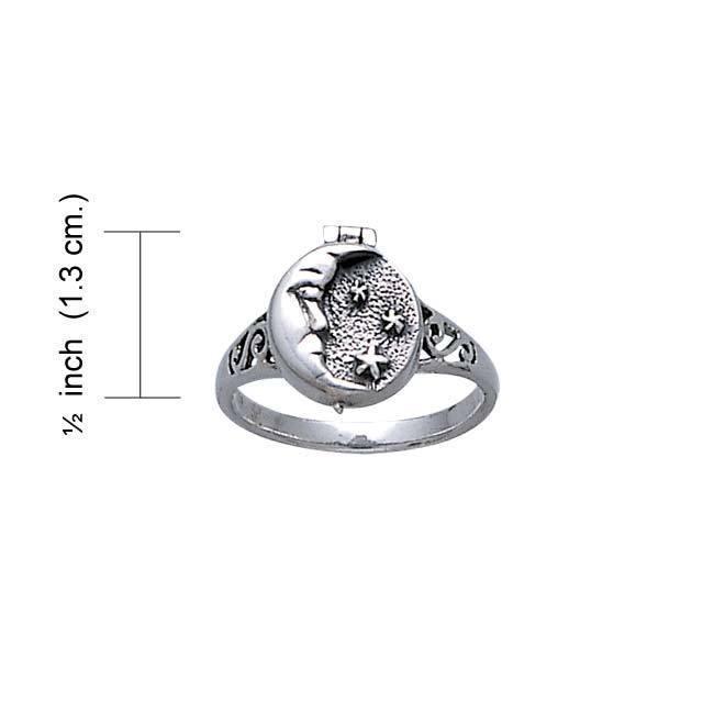Moonface Poison Sterling Silver Ring JR272 Ring