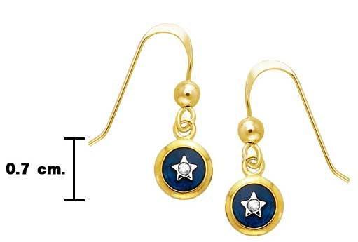 Star Spiritual Eye Earrings MER897 - peterstone.dropshipping