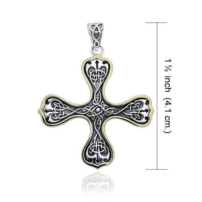 Elaborate Celtic Knotwork Cross MPD988 Pendant