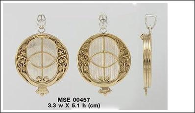 Sterling Silver Chalice Well Necklace MSE457 - peterstone.dropshipping