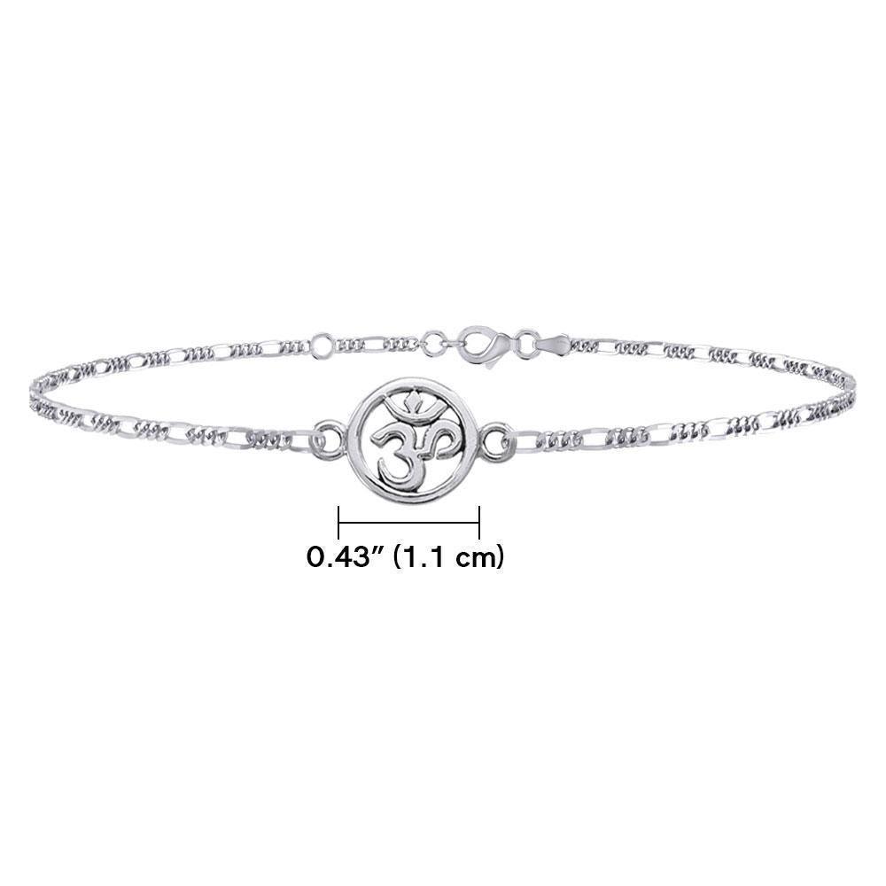 Om Meditation Anklet TAL053 Anklet