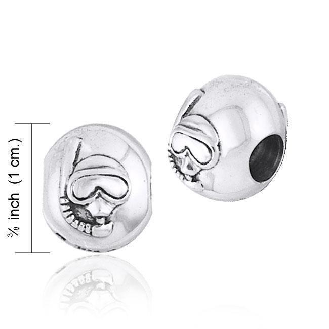 Scuba Dive Mask Silver Bead TBD024 Bead
