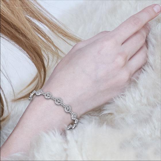 Peace Symbol TBG653 Bracelet