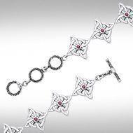 Danu Celtic Quaternary Knot Silver BraceletTBL117 Bracelet
