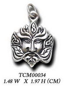 Nature’s representation of growth ~ Sterling Silver Green Man Charm TCM034 - peterstone.dropshipping