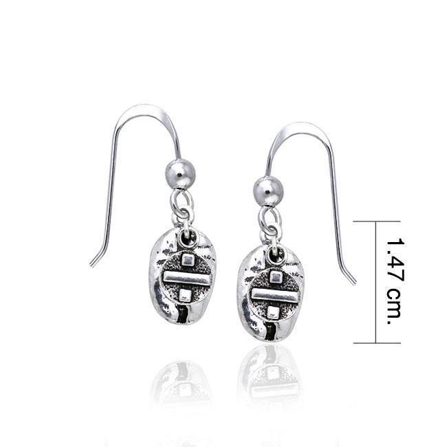 Divided by Coffee Bean Earrings TE610 Earrings