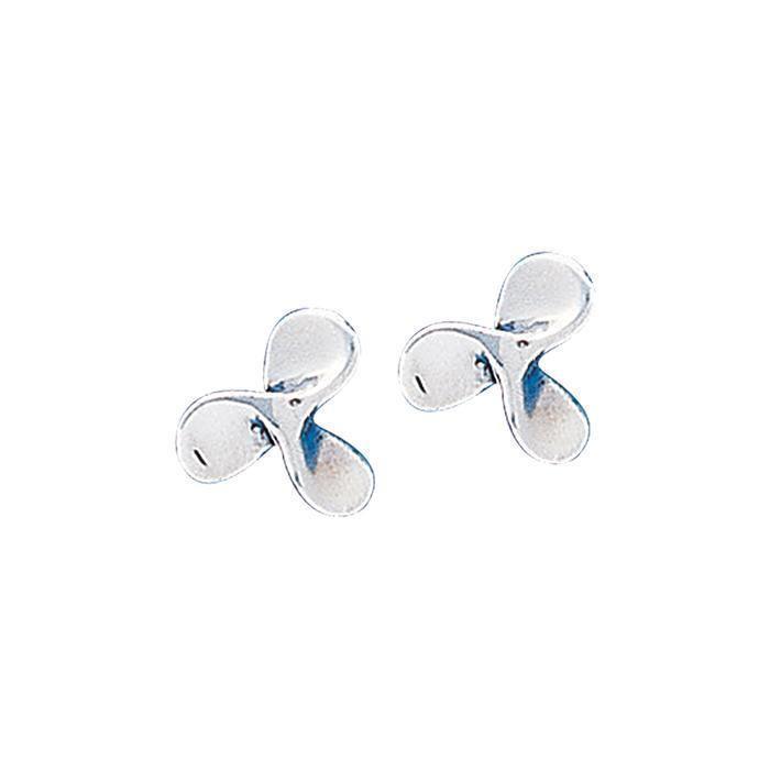 Boat Propeller Post Earrings TE909 - Wholesale Jewelry