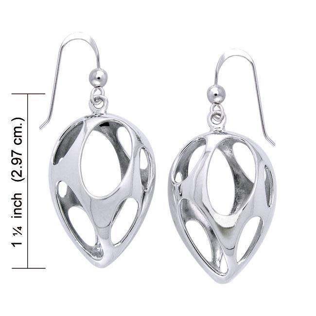 Bold Filigree Silver Earring TER1222 Earrings