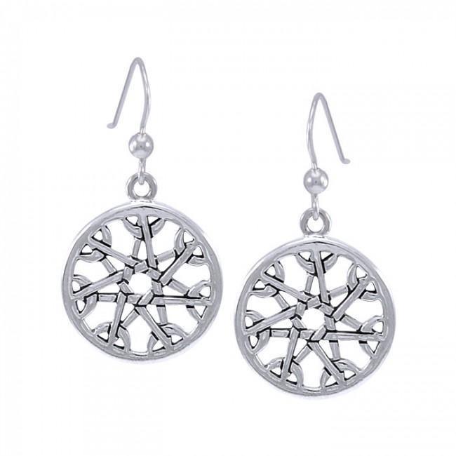 Elven Star Crescent Moon Earrings TER1581