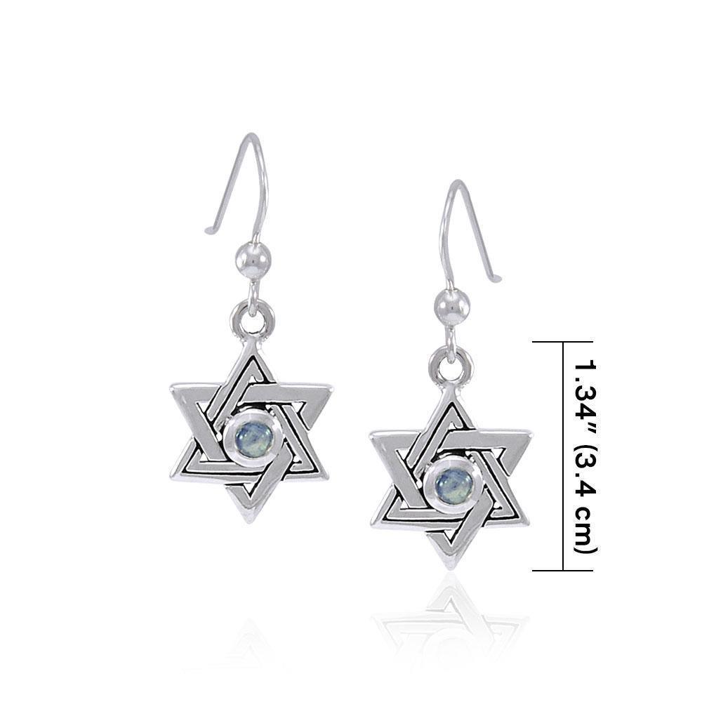 Star of David Silver Earrings TER1588 Earrings