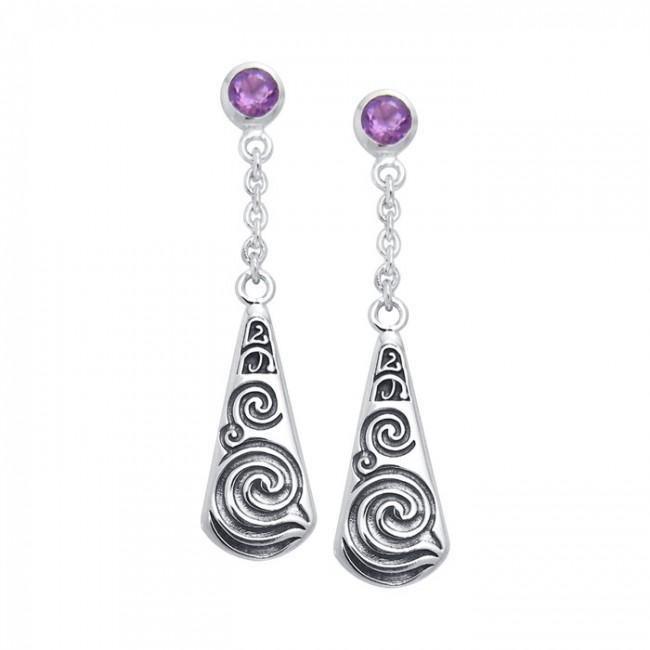 Celtic Maori Silver Earrings TER524