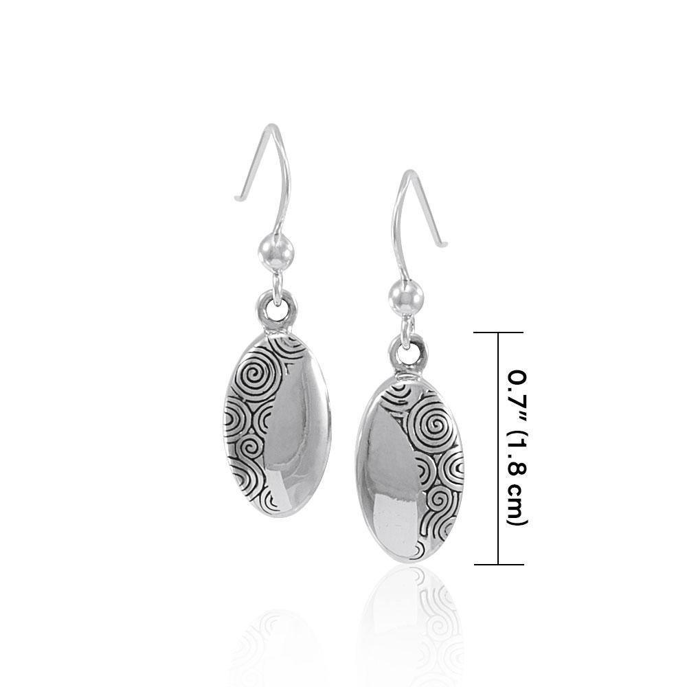 Danu Celtic Spirals Earrings TER548 Earrings