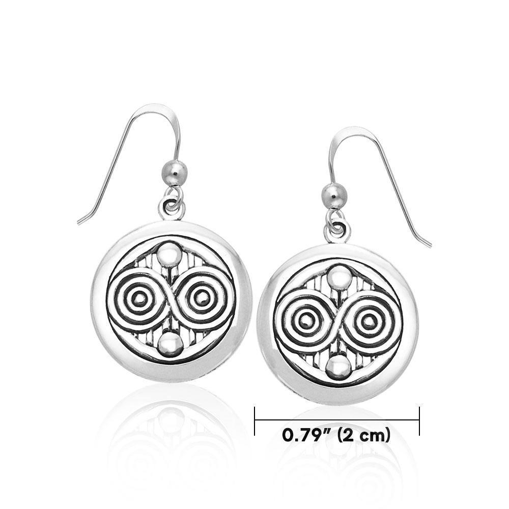 Relationship Mandala Sterling Silver Earrings TER564 Earrings