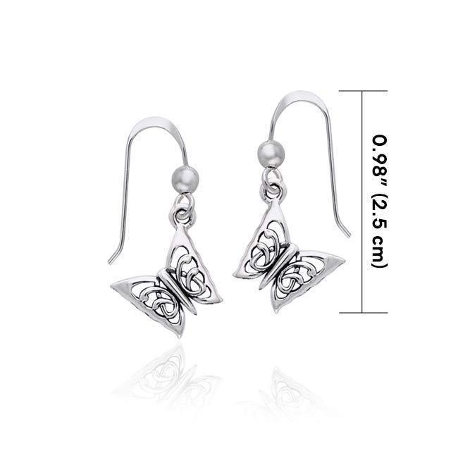 Butterfly Sterling Silver Earrings TER991 Earrings