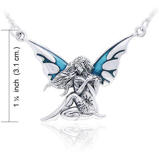 Dark Wings Fairy Silver Necklace TNC003 Necklace