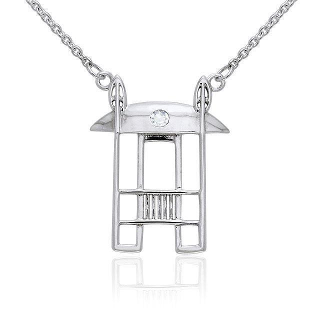 Art Deco Silver Necklace TNC065 Necklace