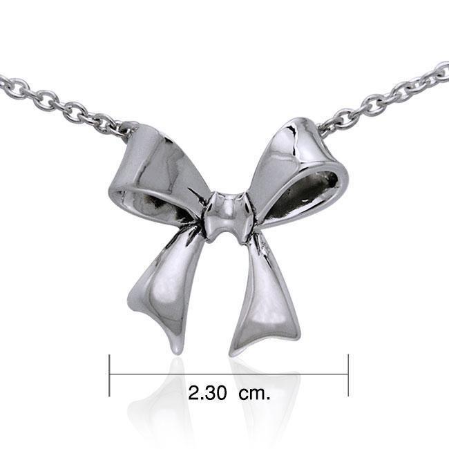 Large Tied Ribbon Necklace TNC260 Necklace