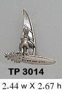 Windsurfer Sterling Silver Pendant TP3014 - peterstone.dropshipping