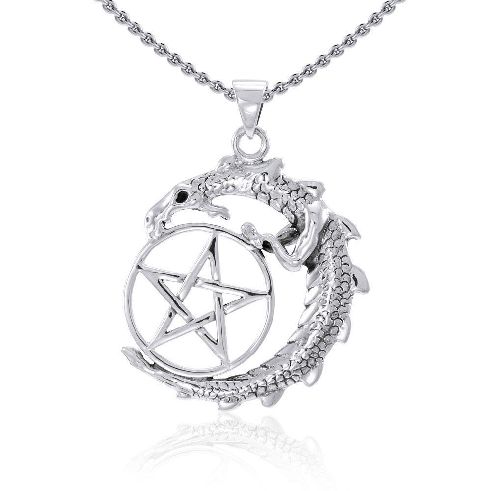 Dragon and The Star Silver Pendant TP3294 Pendant