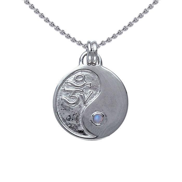 Yin Yang Om Silver Pendant TP3323 Pendant