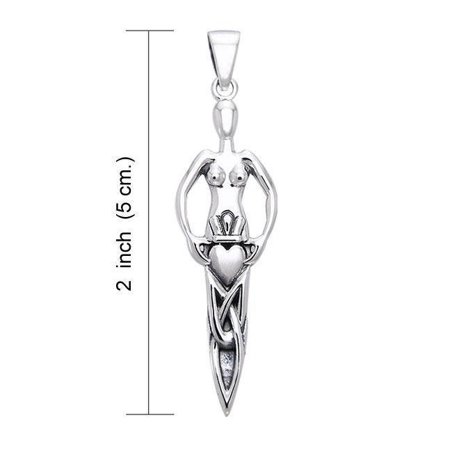 Danu Goddess Sterling Silver Pendant TPD1200 Pendant