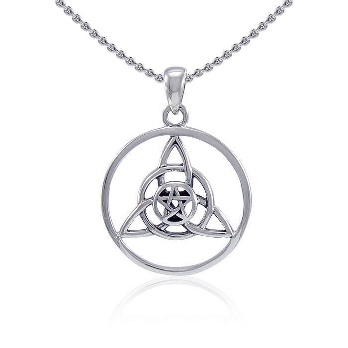 Celtic Trinity The Star Silver Pendant TPD133 Pendant