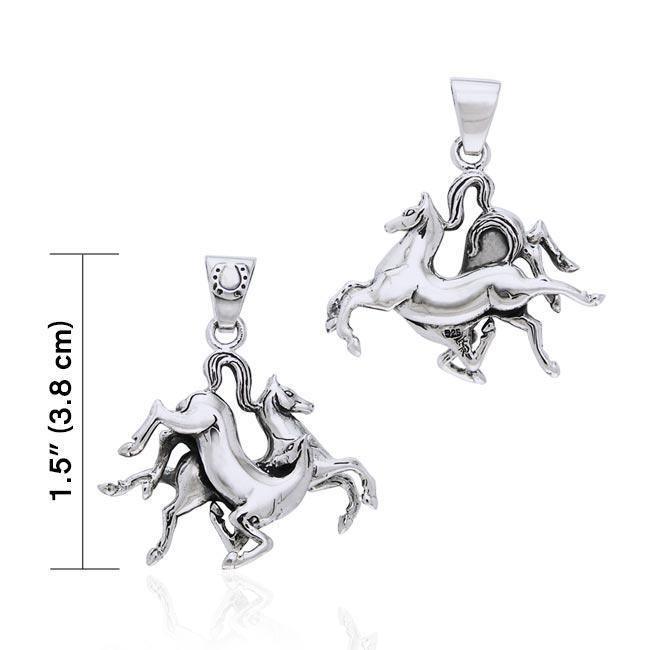 Jumping Horse TPD2268 Pendant