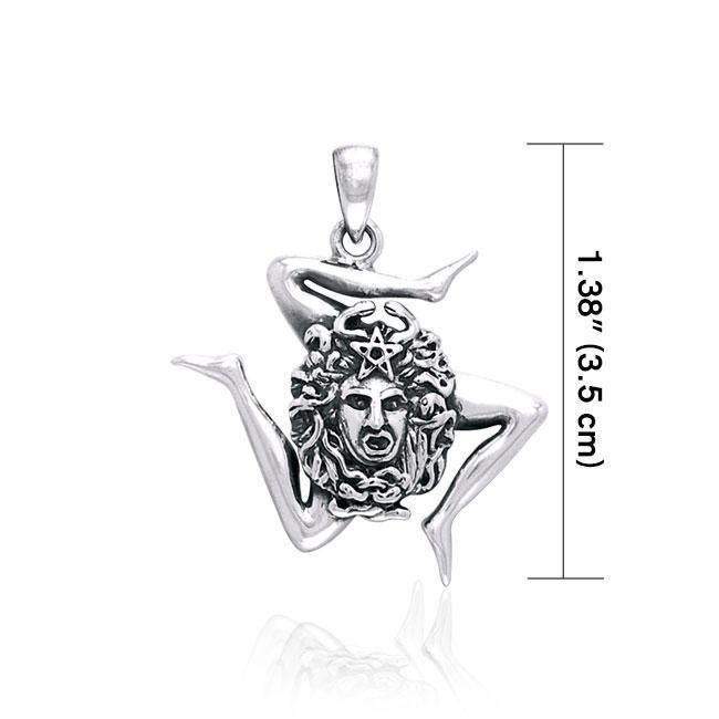 Trinacria Sterling Silver Pendant TPD2856 Pendant