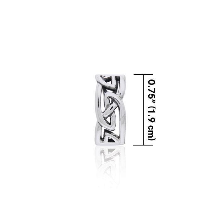 The Celtic Knot Sterling Silver Slider Pendant TPD3044 Pendant