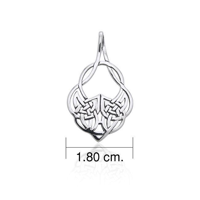 Modern Celtic Silver Pendant TPD3547 Pendant