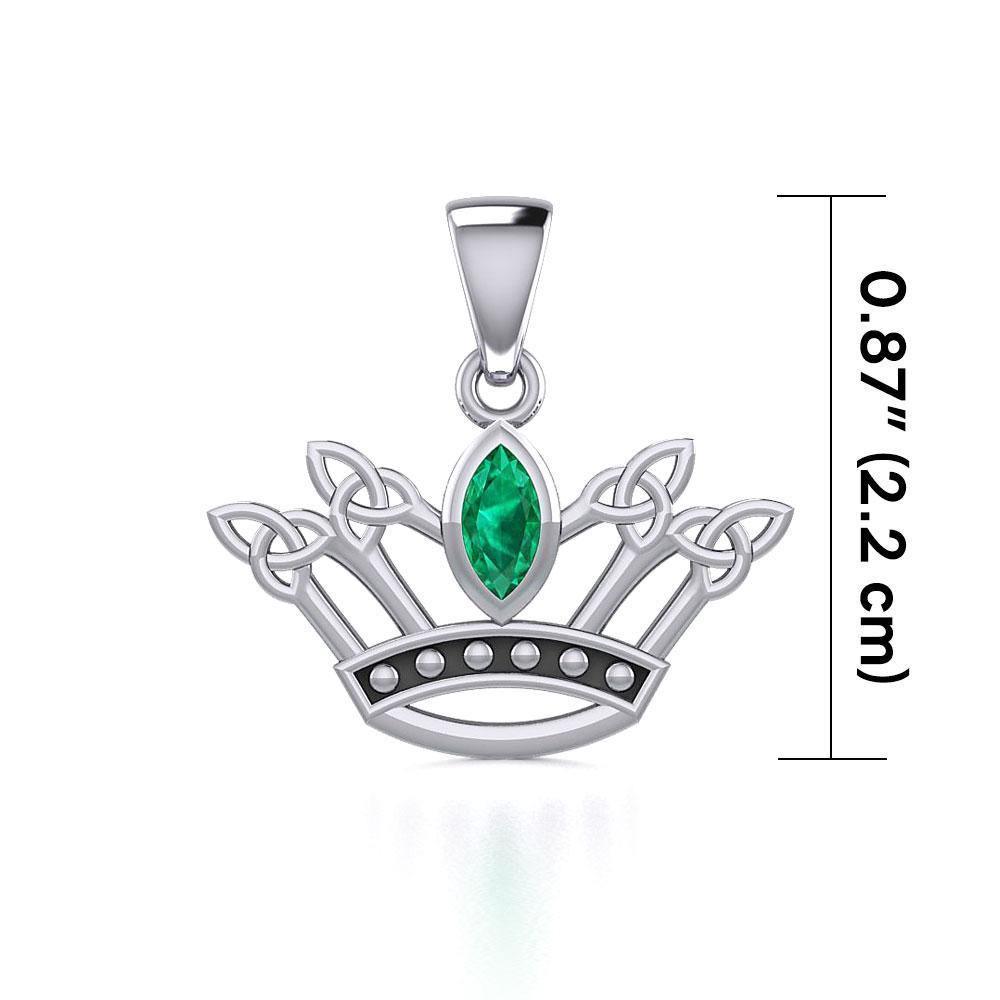 Triquetra Crown Pendant TPD4165 - Wholesale Jewelry