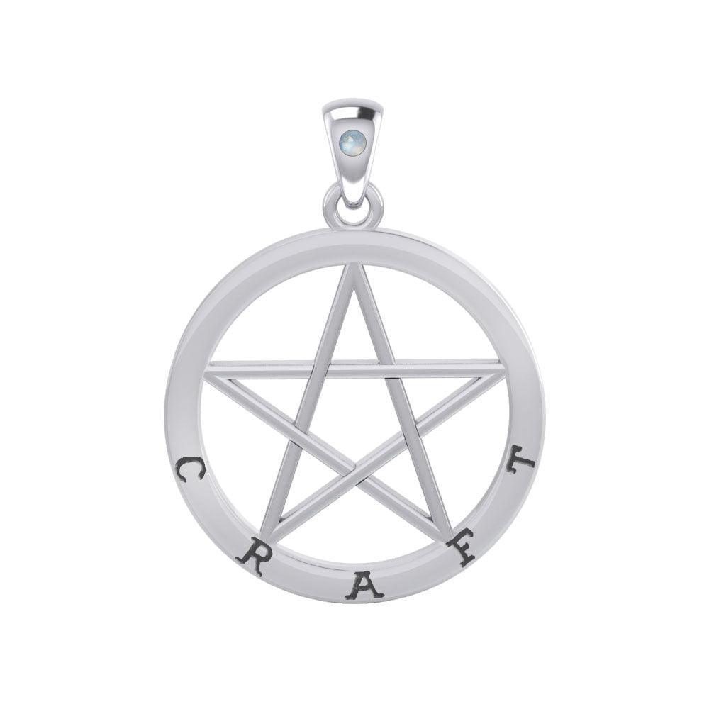 Craft Pentagram Silver Pendant TPD4508 - peterstone.dropshipping