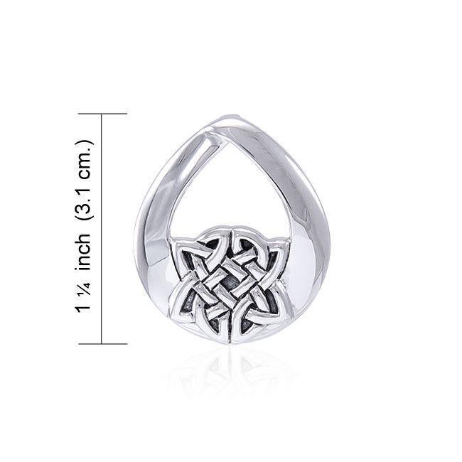 Celtic Knot Silver Slider Pendant TPD4626 Pendant