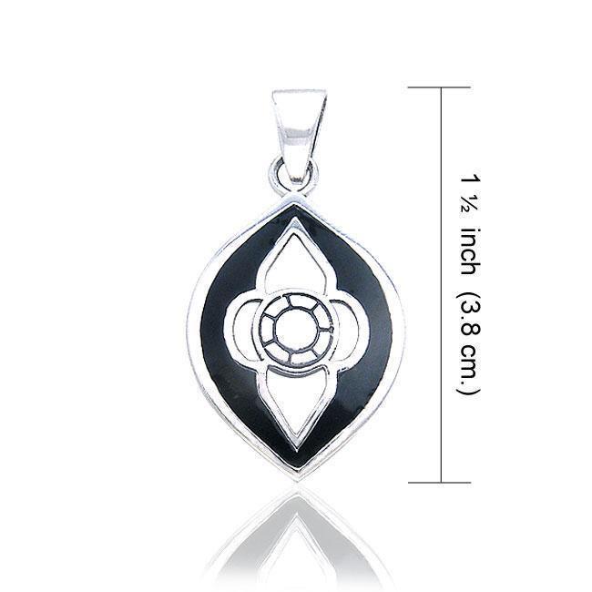The Lady's Window Silver Celtic Pendant TPD468 Pendant
