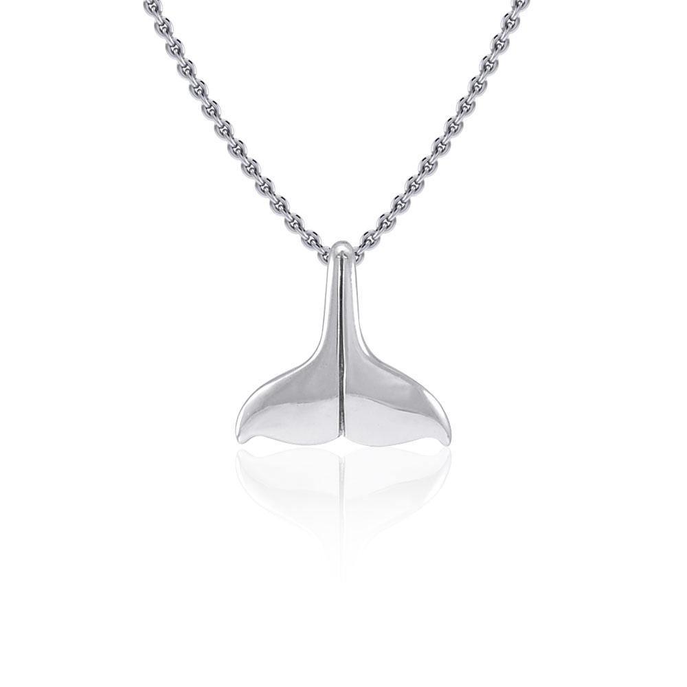 Whale Tail Silver Pendant TPD5302 Pendant