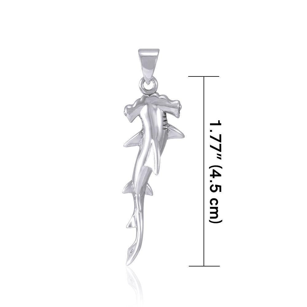 Hammerhead Shark Silver Pendant TPD5314 - Jewelry