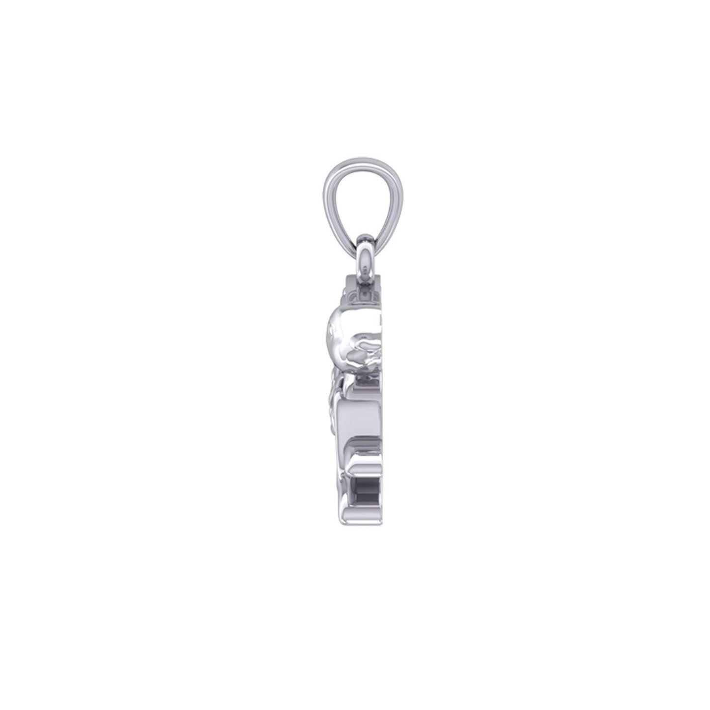 Celtic Rabbit or Hare Silver Pendant TPD6038 - peterstone.dropshipping